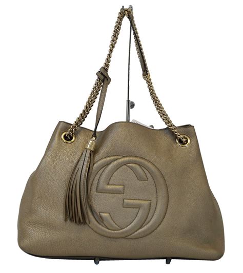 Gucci handbags with gold chain